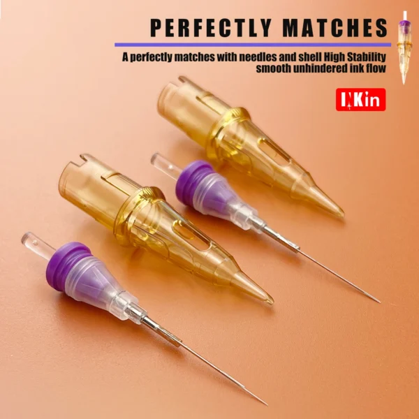 INKIN PMU SMP Cartridge Tattoo Needle 1RL Permanent Makeup Needles Eyebrow Eyeliner Lips Cartridge Tattoo Machine Pen - Image 4