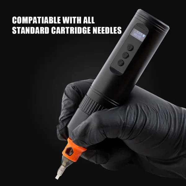 INKIN NowTa 1 Wireless Tattoo Pen Machine LED Display 2000mAh Replaceable Battery Cartridge Tattoo Needle Supplies - Image 2
