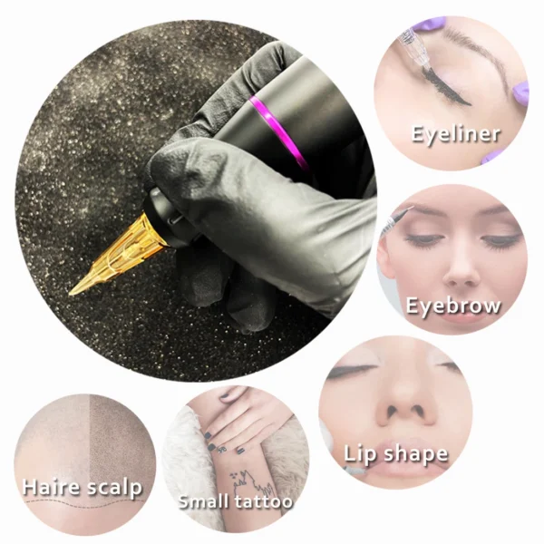INKIN PMU SMP Cartridge Tattoo Needle 1RL Permanent Makeup Needles Eyebrow Eyeliner Lips Cartridge Tattoo Machine Pen - Image 5