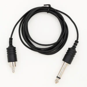 6.5 FT INKIN Thin Tattoo Clip Cord Soft Silicone Calbe for Tattoo Pen Rotary Machines Supplies RCA/Jack Connector