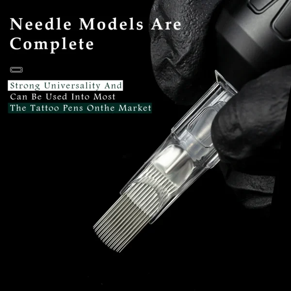 200 Pcs INKIN Real Cartridge Tattoo Needle Kits Mixed Sizes RL RS M1 RM Supply for PMU & SMP Tattoo Machine Pen - Image 3