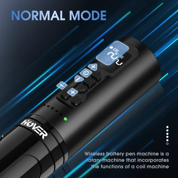 INKIN HOVER Wireless Cartridge Tattoo Machine Pen Battery Power Pack Swiss Motor for Shader Tattoo & Micro Scalp Pigmentation - Image 2