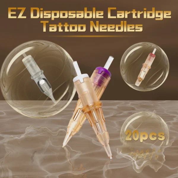 INKIN Cartridge Tattoo Needles Mixed RL RS MC Needles Disposable Sterilized Safety for Cartridge Tattoo Machine Pen - Image 4