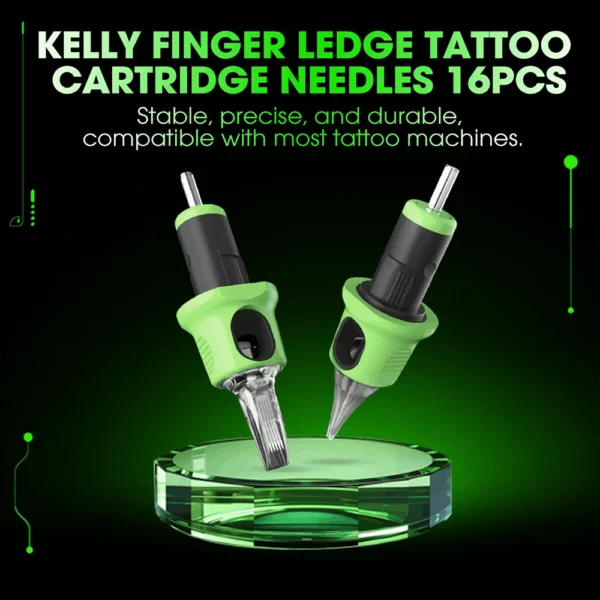 INKin Tattoo Cartridge Needles Liner Disposable Finger Ledge Tattoo Needles Round Liner Long Taper for Cartridge Tattoo Pen - Image 5