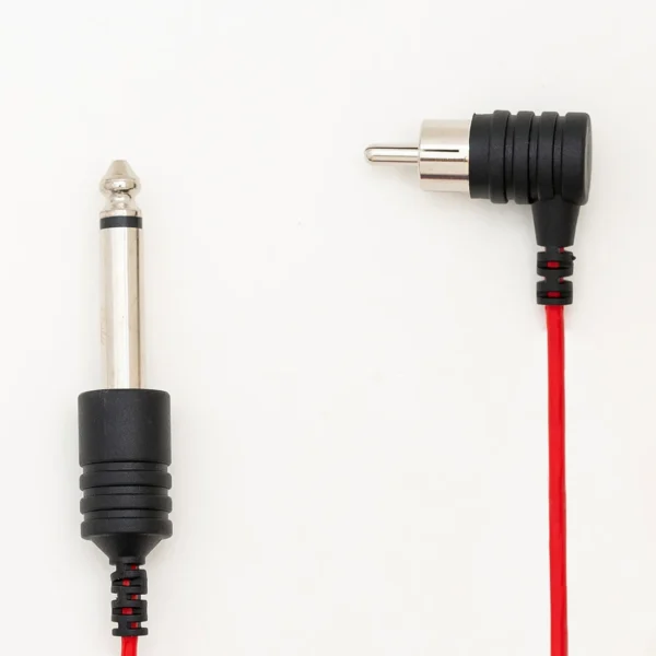 6.5 FT INKIN Thin Tattoo Clip Cord Soft Silicone Calbe for Tattoo Pen Rotary Machines Supplies RCA/Jack Connector - Image 4