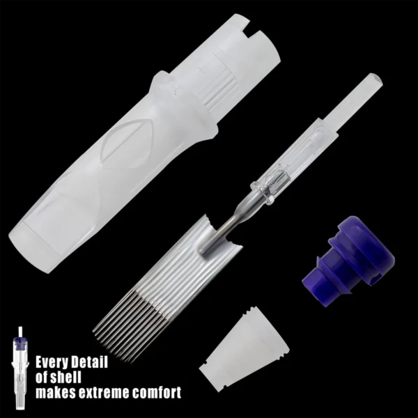 EZ Tattoo Needles INKIN WINALL Cartridge Curved Magnum Round Needles for Rotary Tattoo Machine Pen Tattoo Supplies 20pcs/box - Image 4