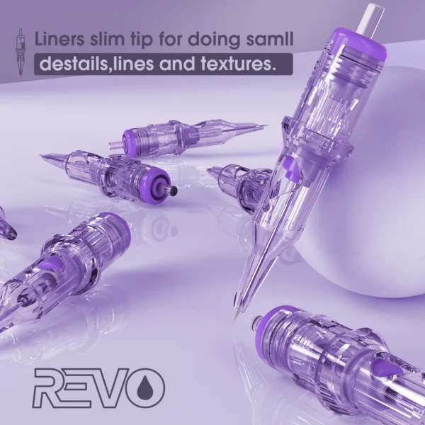 50pcs INKIN REVO Cartridge Tattoo Needles Disposable Needles RL RM Mix Permanent Makeup Eyebrow Lip for Cartridge Tattoo Machine - Image 4