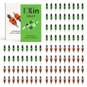 INKIN Cartridge Tattoo Needles Silicone Wrap Cartridge Needles Finger Ledge Fine Liner Shader Permanent Makup Tattoo RL RS M1 RM