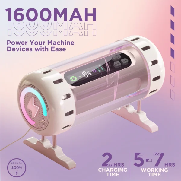 POPU DIVA Permanent Makeup Wireless Battery Tattoo Pen Machine Adjustable Strokes for PMU & SMP OLED Digital Display Power Pack - Image 2