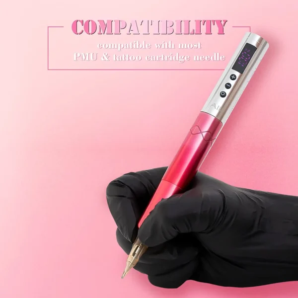 EZ LOLA Air Permanent Makeup Wireless Battery Tattoo Pen Machine for PMU & SMP Eyebrow Eyeline Lips Cartridge Needles - Image 2