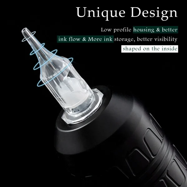 INKIN Ultra Tattoo Kit Wireless Battery Tattoo Pen Machine 20 Pcs Real Cartridge Needles RL RS M1 RM Supply Assorted Sizes - Image 2