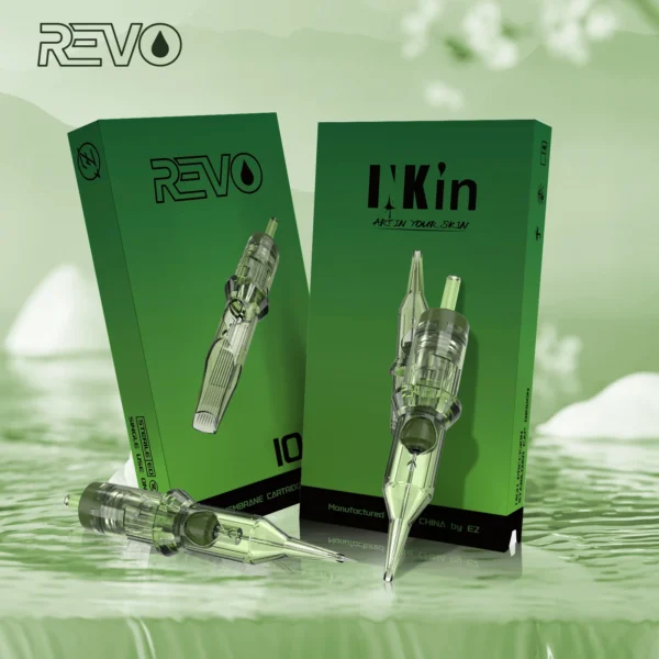 INKIN Wireless Tattoo Machine Pen with 50pcs REVO Cartridge Tattoo Needles Tattoo Kits 6 Adjustable Stroke Wireless Battery Pen - Image 2