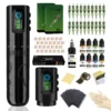 INKIN INKFlexo Tattoo Maschine Pen Kit Tinte REVO Nadeln 6 einstellbare Hub Wireless Battery Power für Patrone Tattoo Nadeln