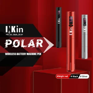 INKin Polar Wireless Tattoo Pen Permanent Makeup Machine 2 Pcs Battery for Micro pigmentation Eyeliner Lips semi-Permanent