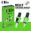 16 Pcs INKIN Kelly Agujas para Cartuchos de Tatuaje Finger Ledge Classic & Innovation Agujas de Posicionamiento Preciso Liner Shader Térmico