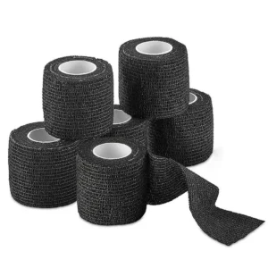 3Pcs Tattoo Grip Bandage Disposable Self Adhesive Elastic Bandage Sport Wrap Grip Cover for Tattoo Machine Grip Tube 2'x5 Yard