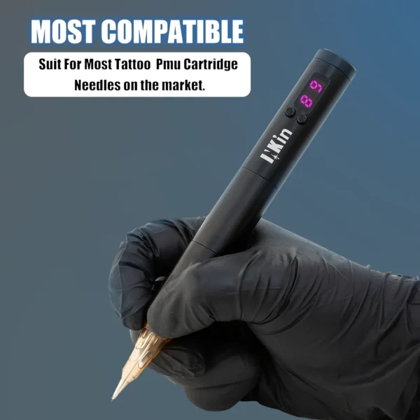 INKin Polar Wireless Tattoo Pen Permanent Makeup Machine 2 Pcs Battery for Micro pigmentation Eyeliner Lips semi-Permanent - Image 4