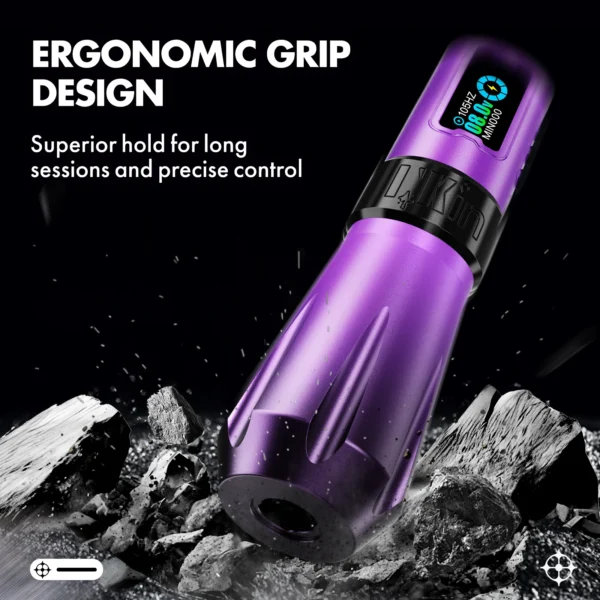 39mm Grip Rampage Wireless Cartridge Tattoo Machine Pen 4.5mm Stroke Brushless Motor Tattoo Gun Direct Drive OLED Battery Pen - изображение 2