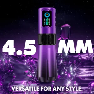 39mm Grip Rampage Wireless Cartridge Tattoo Machine Pen 4.5mm Stroke Brushless Motor Tattoo Gun Direct Drive OLED Battery Pen