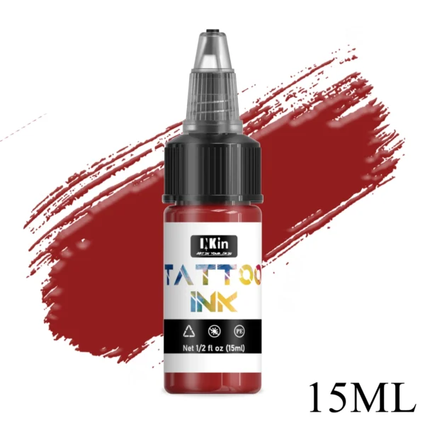 15ML/Bottle INKIN Premium Tattoo Ink Pigment Outlining Shading Tattoo Inks Freehand Tattoo Supplies for Artists - Image 4