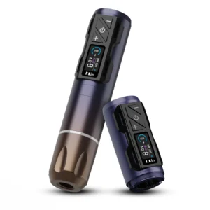 INKin CL4 Wireless Tattoo Machine Pen 4.0mm Stroke Brushless Motor 1800mAh Battery for Cartridge Tattoo Needles OLED Display