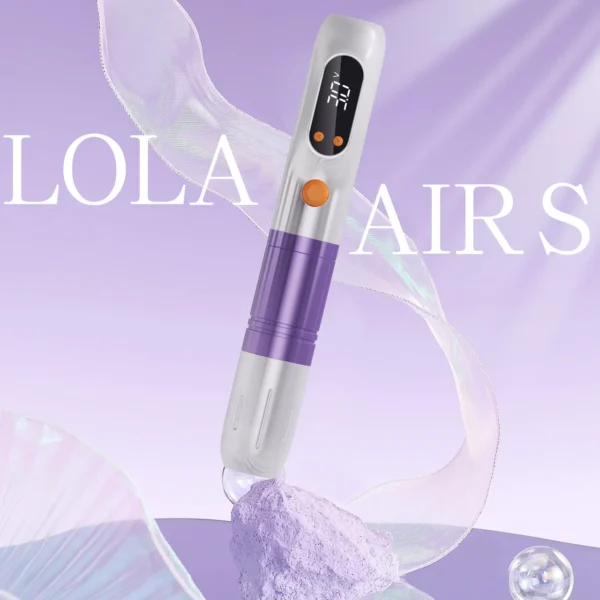 EZ LOLA AIR S Wireless Battery Permanent Makeup Tattoo Machine Pen 1200mAh Adjustable Strokes Supply for PMU & SMP Tattoo Needle - Image 3