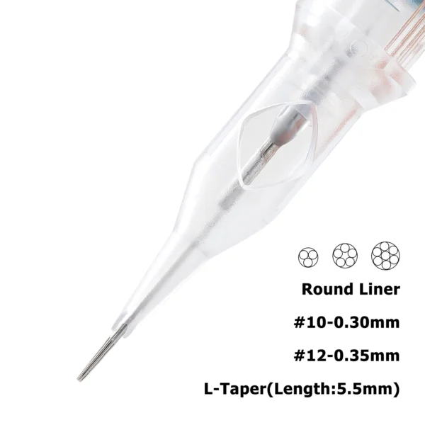 EZ Tattoo Needles INKIN WINALL Cartridge Permanent Makeup Needles 1RL 3RL 5RL 7RL for Rotary Cartridge Tattoo Machine Pen 20Pcs - Image 4
