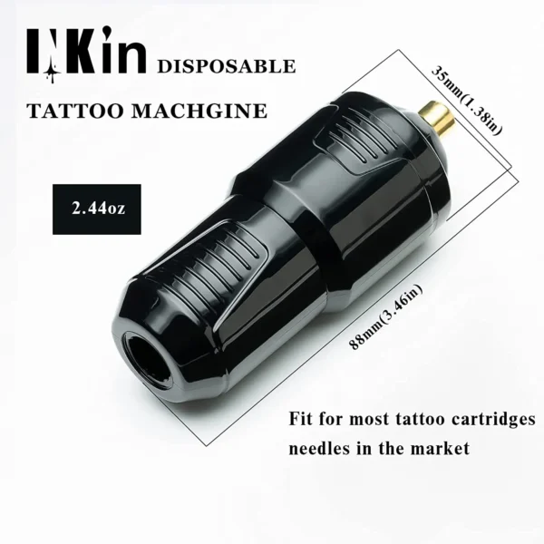 INKin Disposable Rotary Tattoo Pen Machine Lightweight Medical PC Body Coreless Motor for Cartridge Needle Supplies